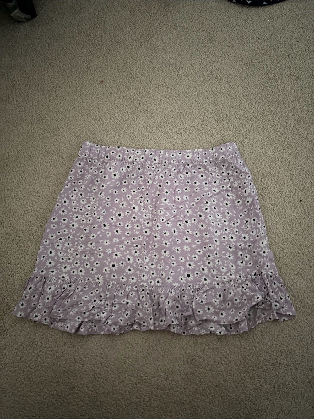 Floral Ruffle Mini Skirt - Picture 3 of 3